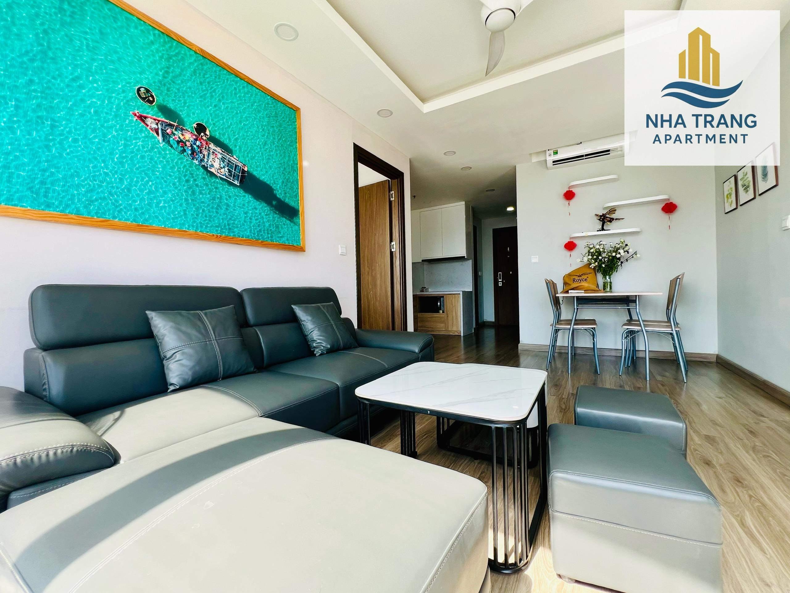 A1815 - CHO THUÊ CĂN HỘ 2PN TẦNG CAO – HUD BUILDING NHA TRANG