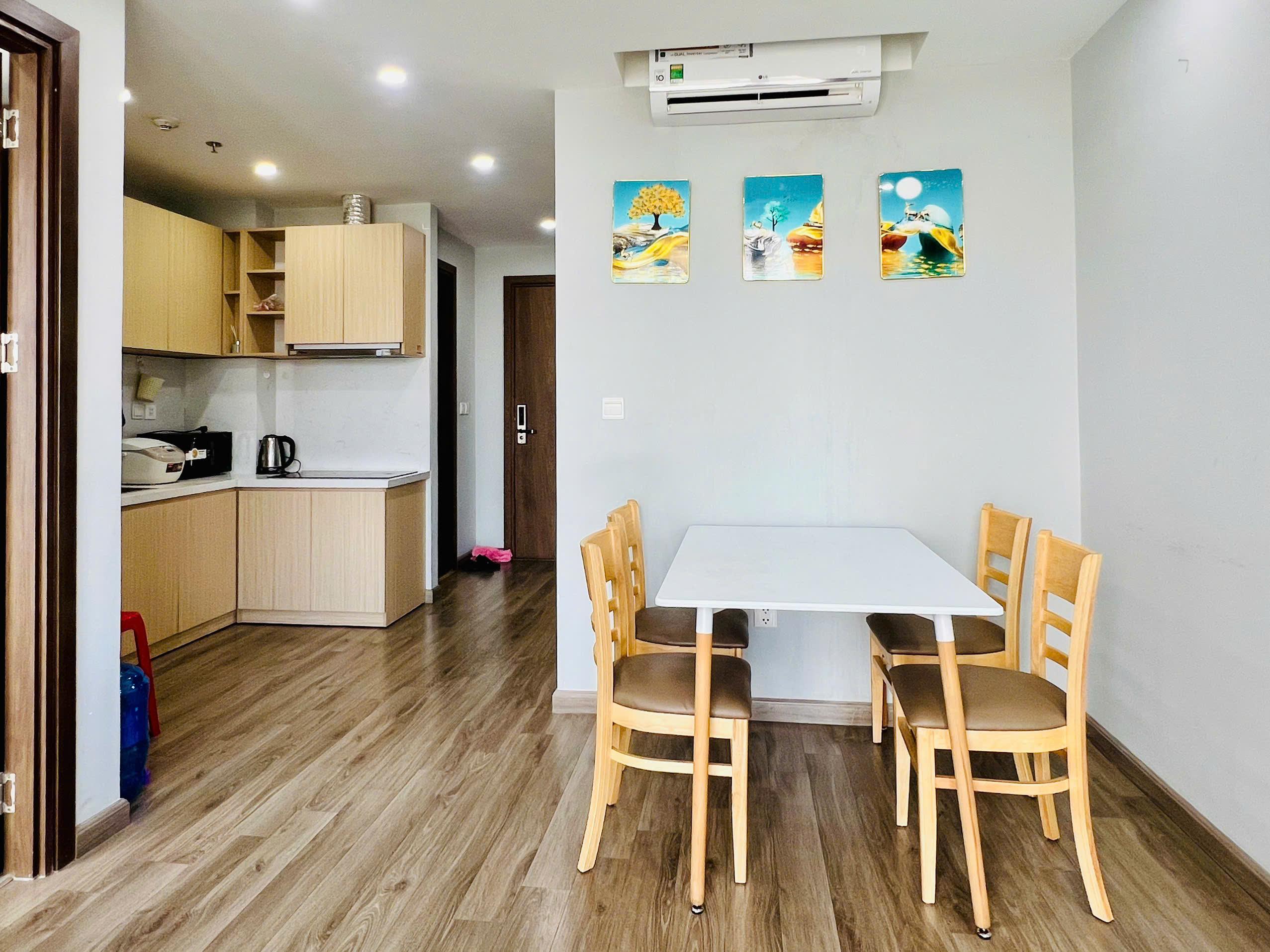 Căn hộ HUDBUILDING 59,2m2. 2 phòng ngủ, tầng cao, đầy đủ nội thất