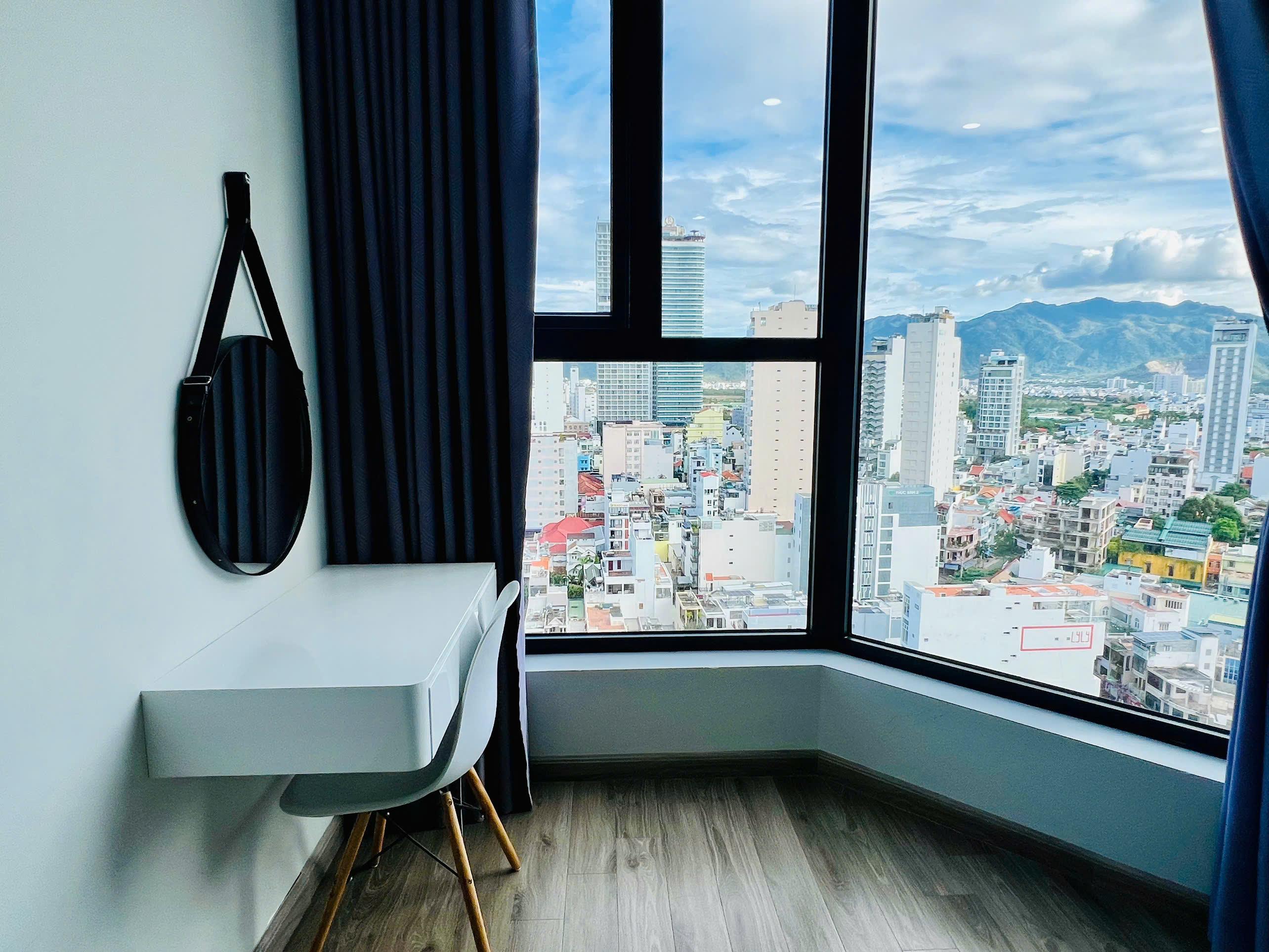 Căn hộ HUDBUILDING 59,2m2. 2 phòng ngủ, tầng cao, đầy đủ nội thất